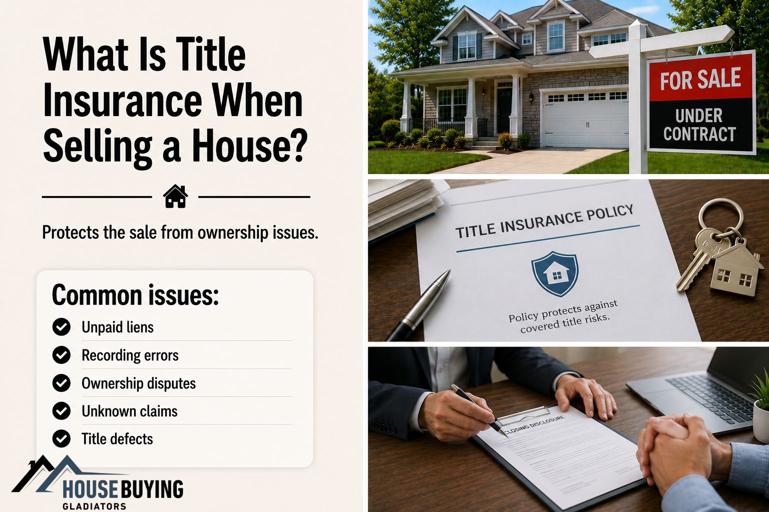 What Is Title Insurance When Selling a House