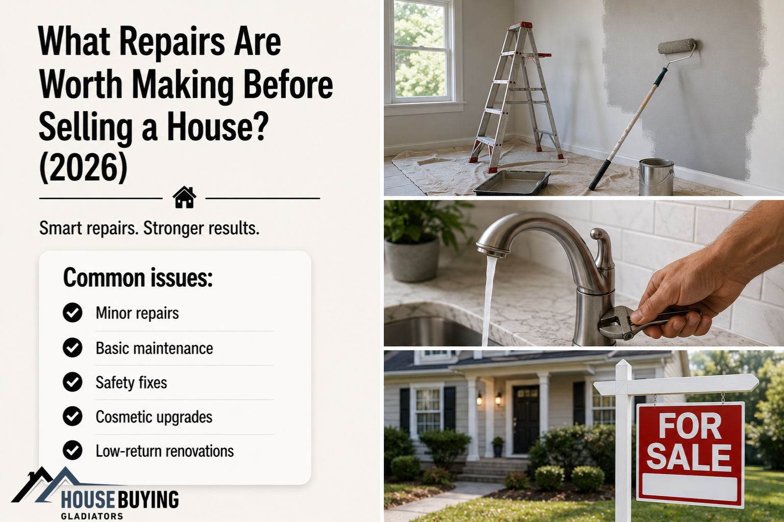 What Repairs Are Worth Making Before Selling a House (2026)