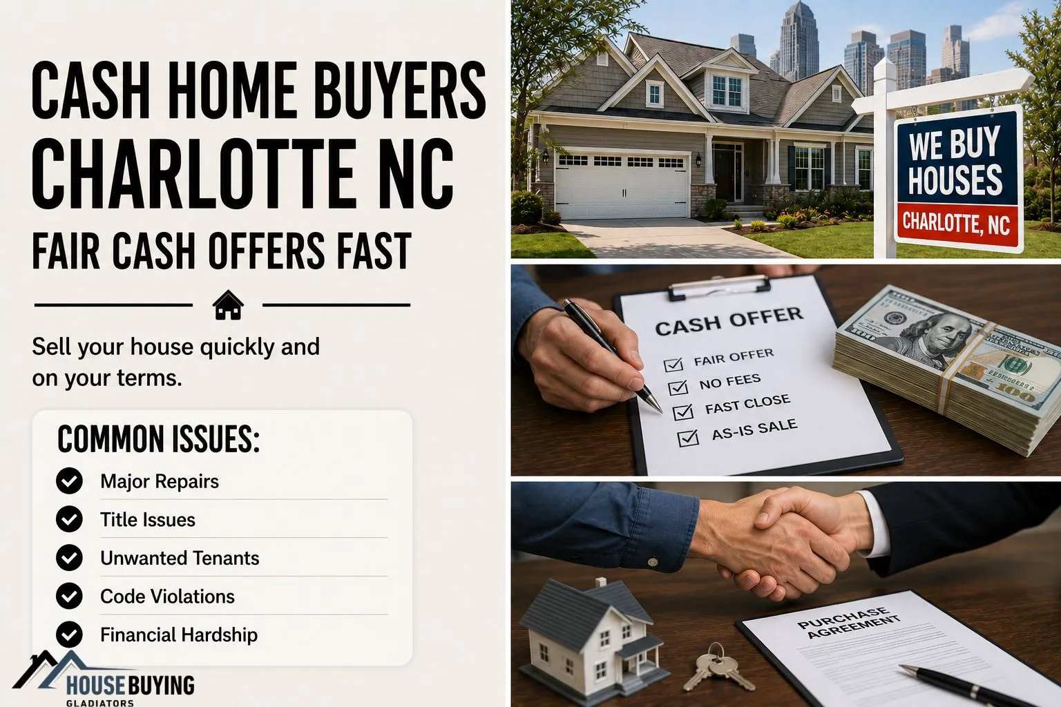 Cash Home Buyers Charlotte NC Fair Cash Offers Fast