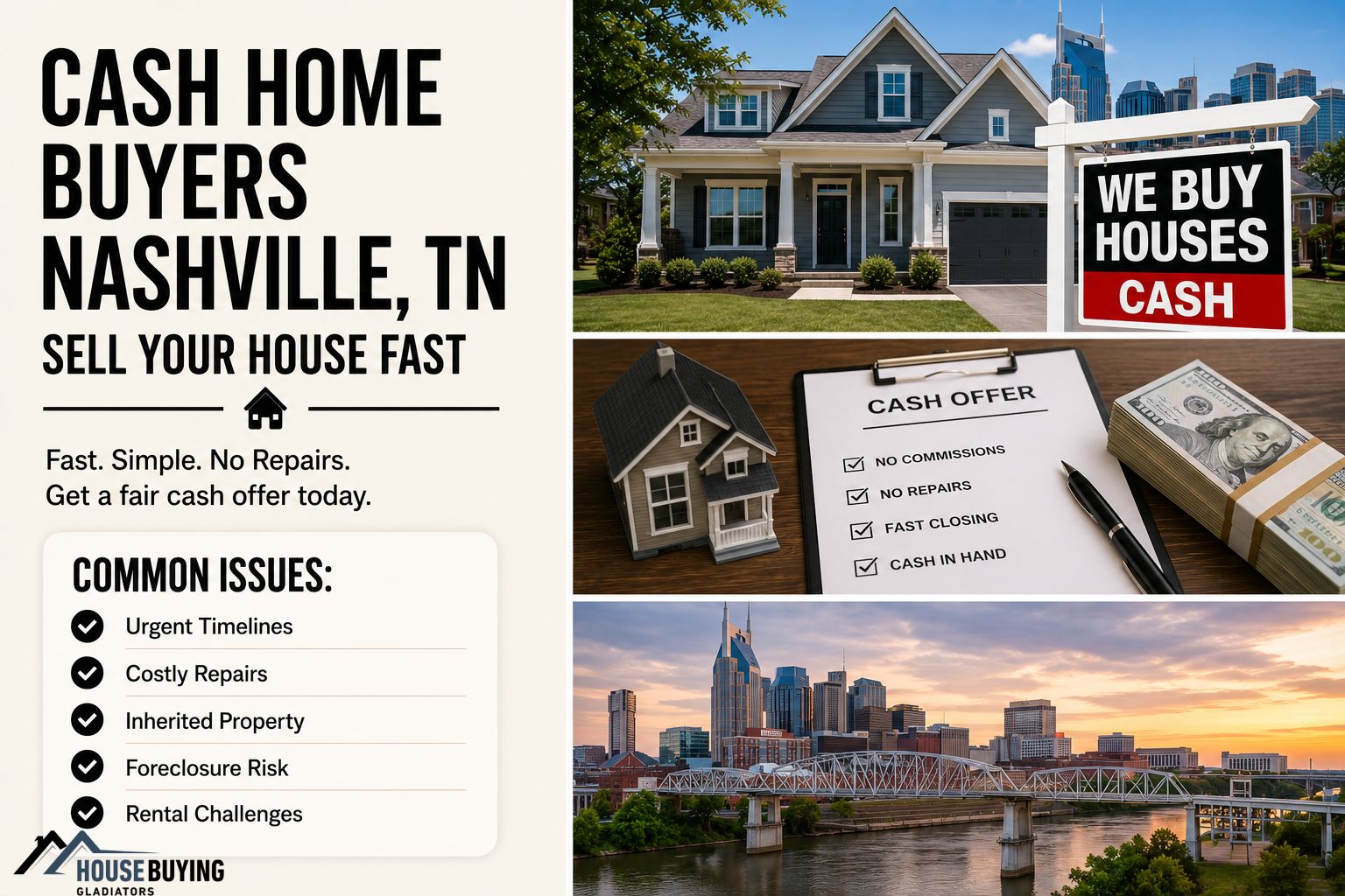 Cash Home Buyers Nashville TN Sell Your House Fast