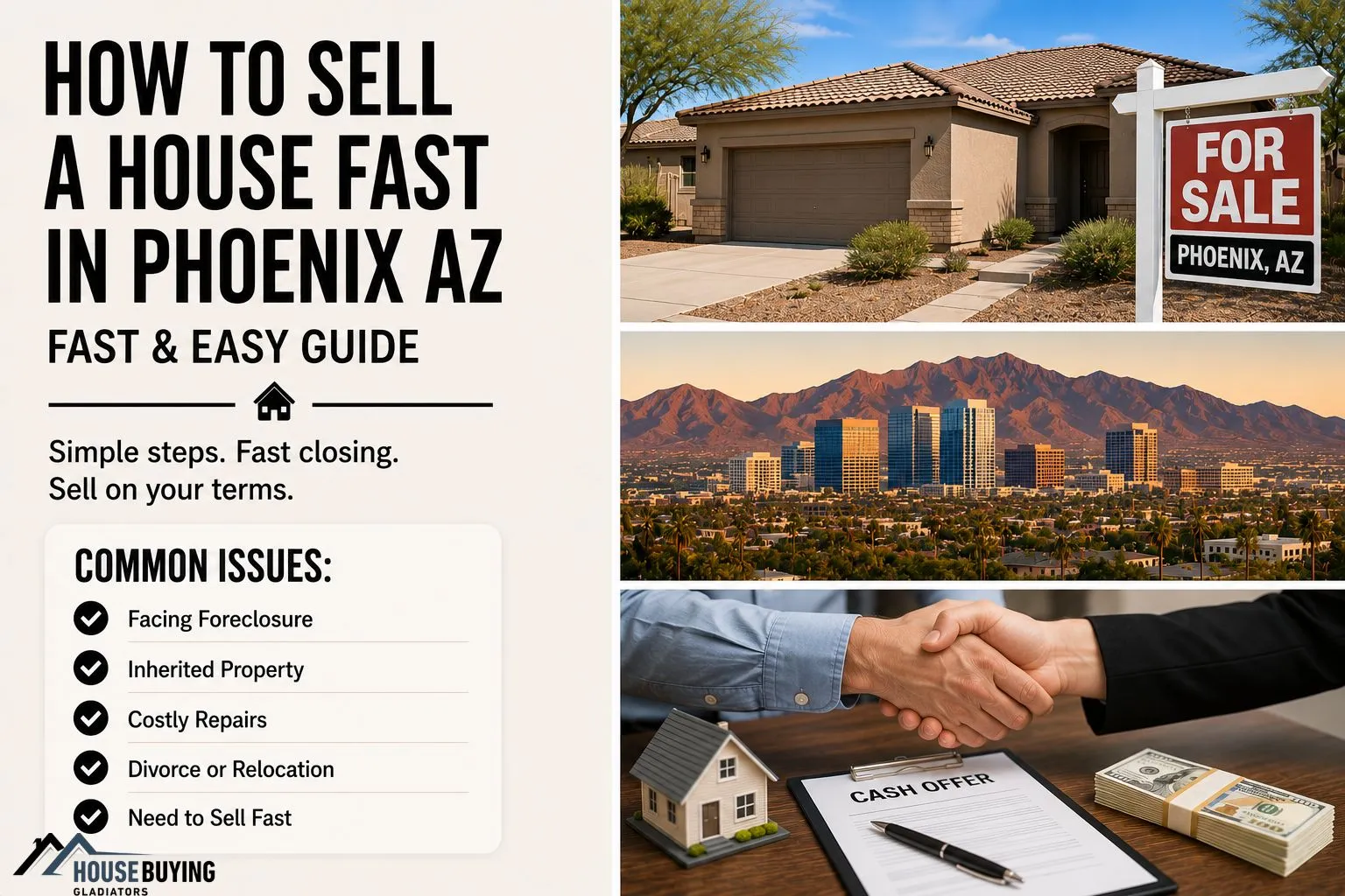 How To Sell A House Fast In Phoenix AZ Fast & Easy Guide