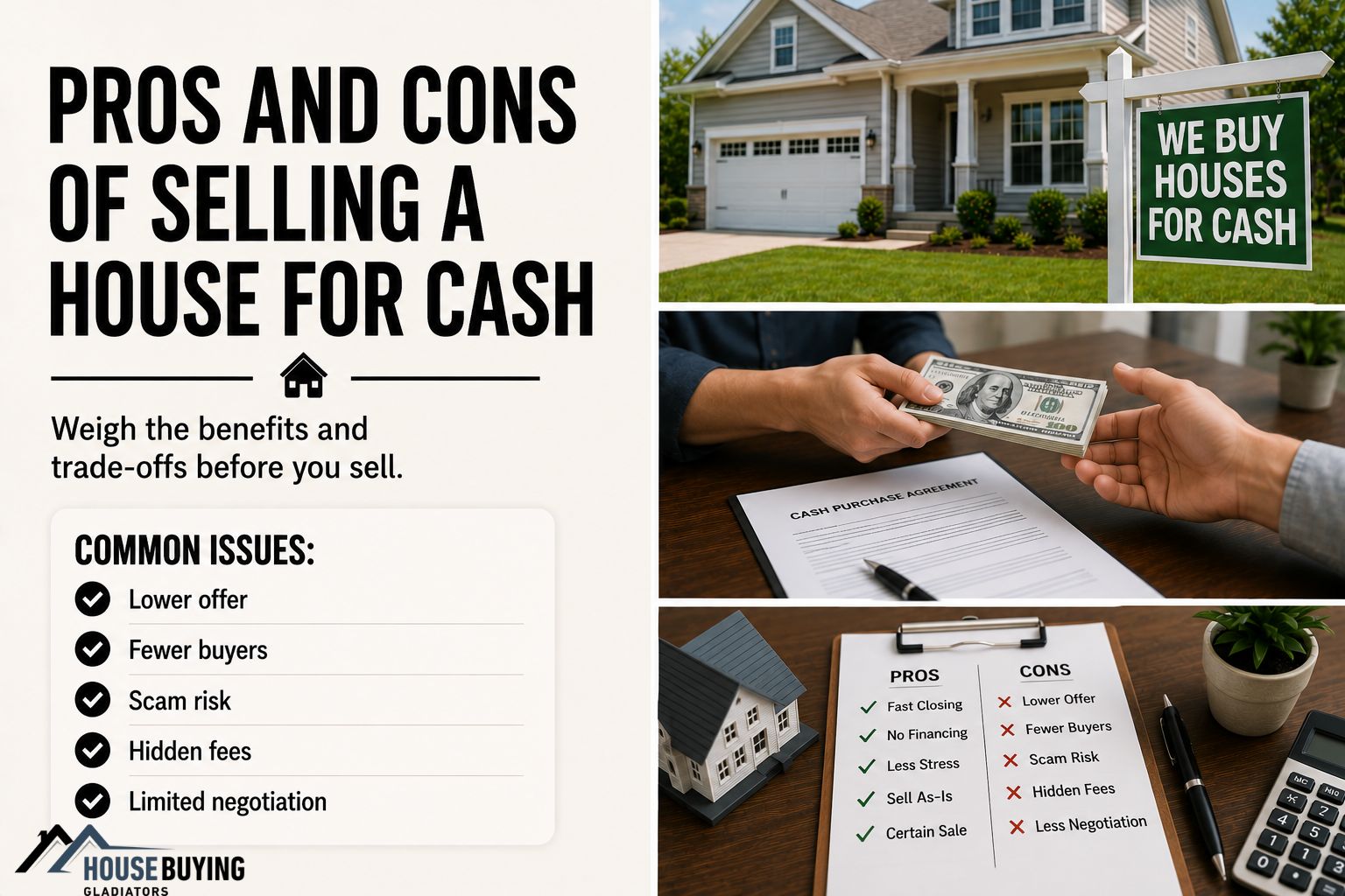 Pros And Cons Of Selling A House For Cash