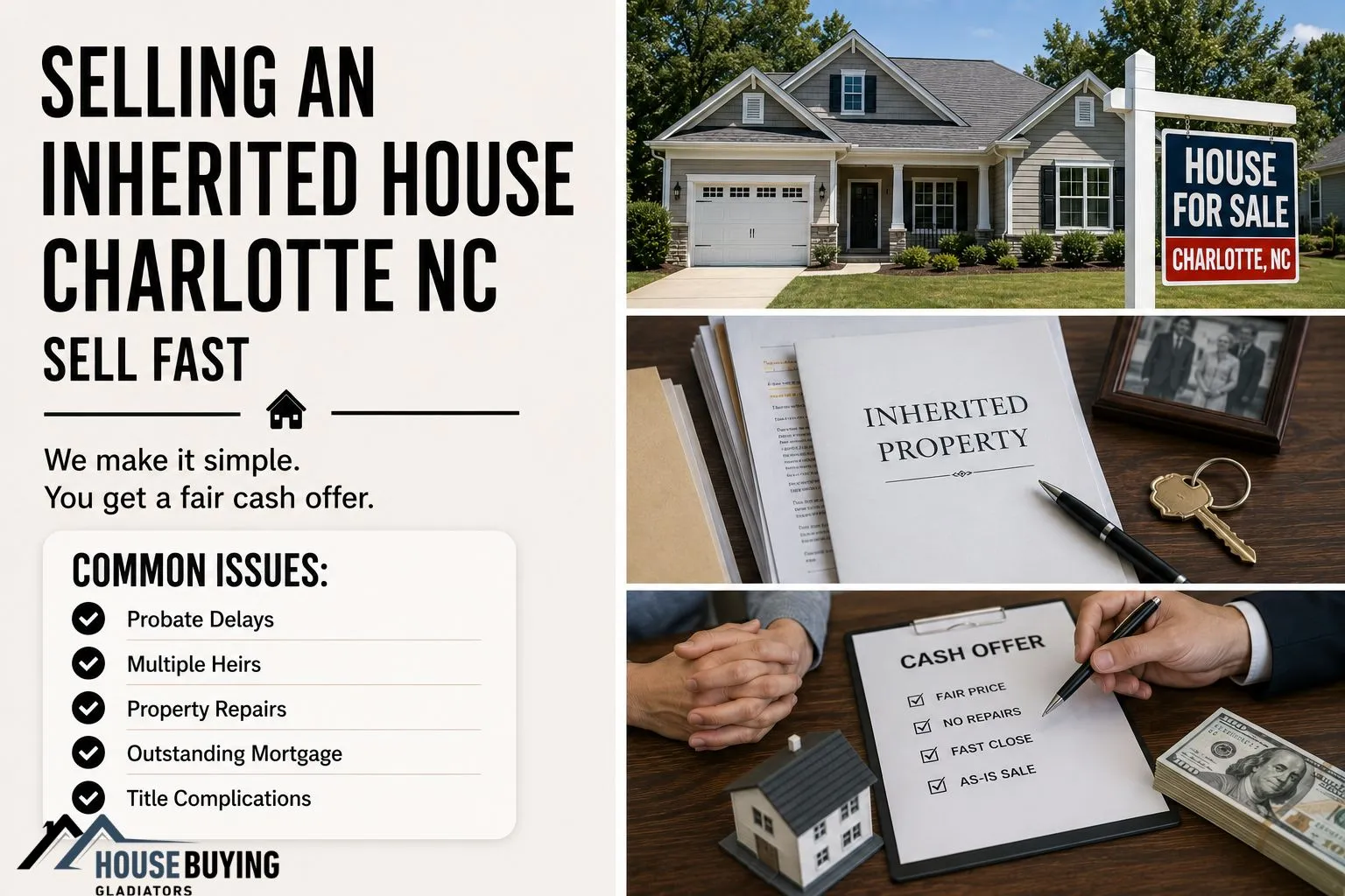 Selling An Inherited House Charlotte NC Sell Fast