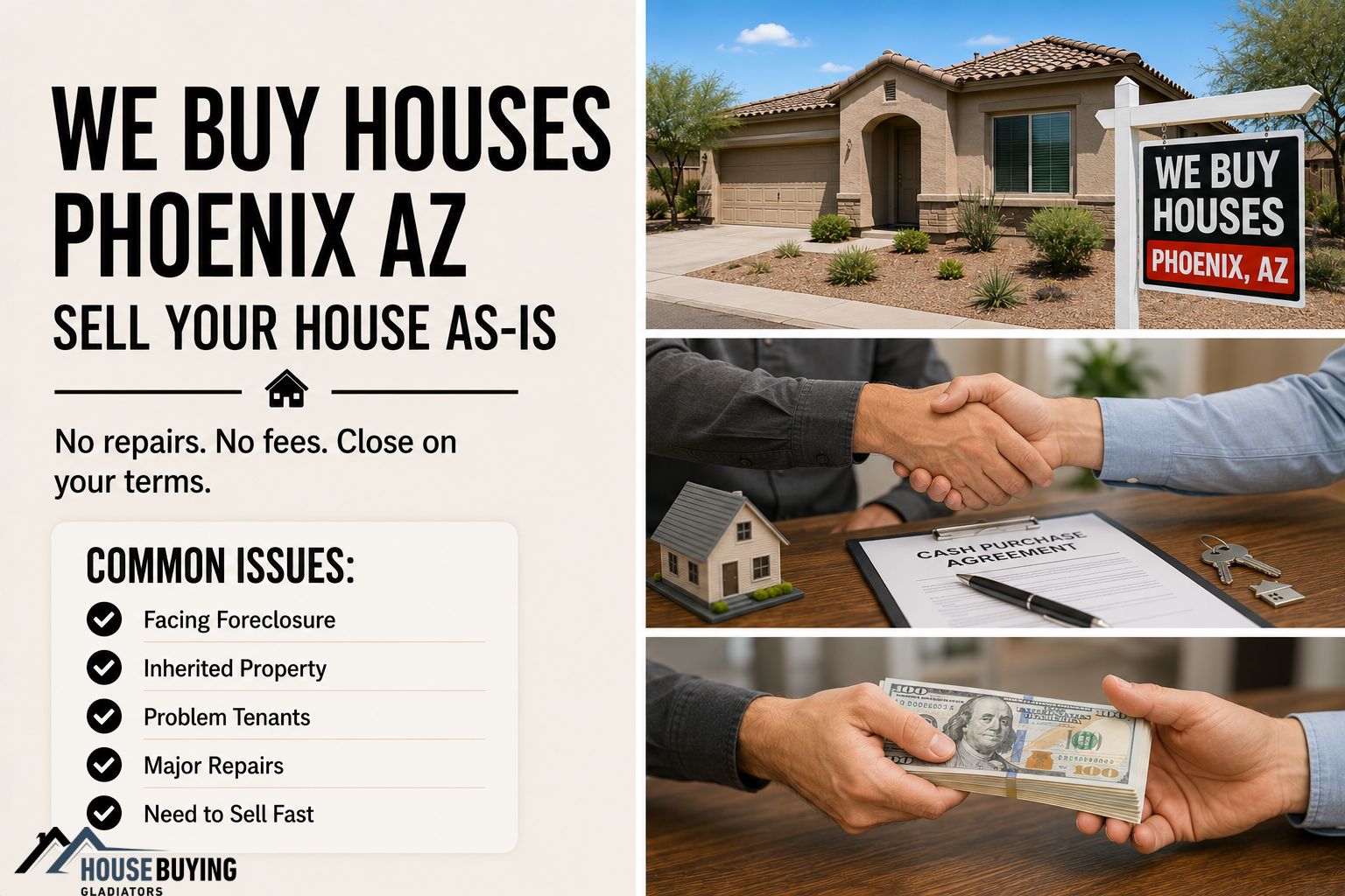 We Buy Houses Phoenix AZ Sell Your House As-Is
