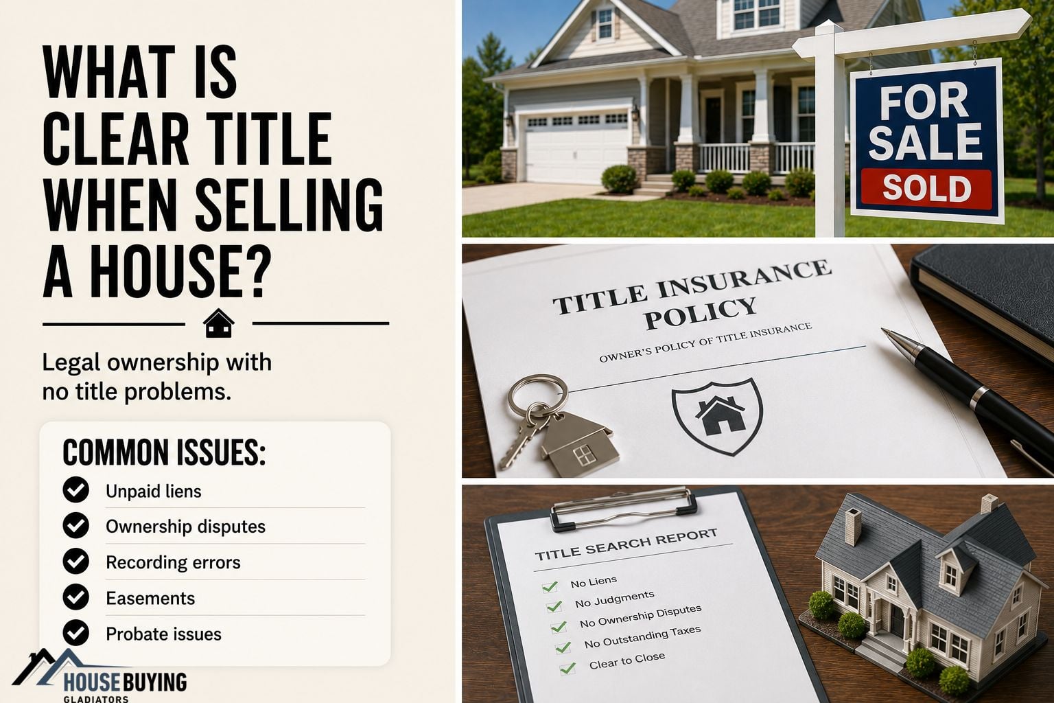 What Is Clear Title When Selling A House