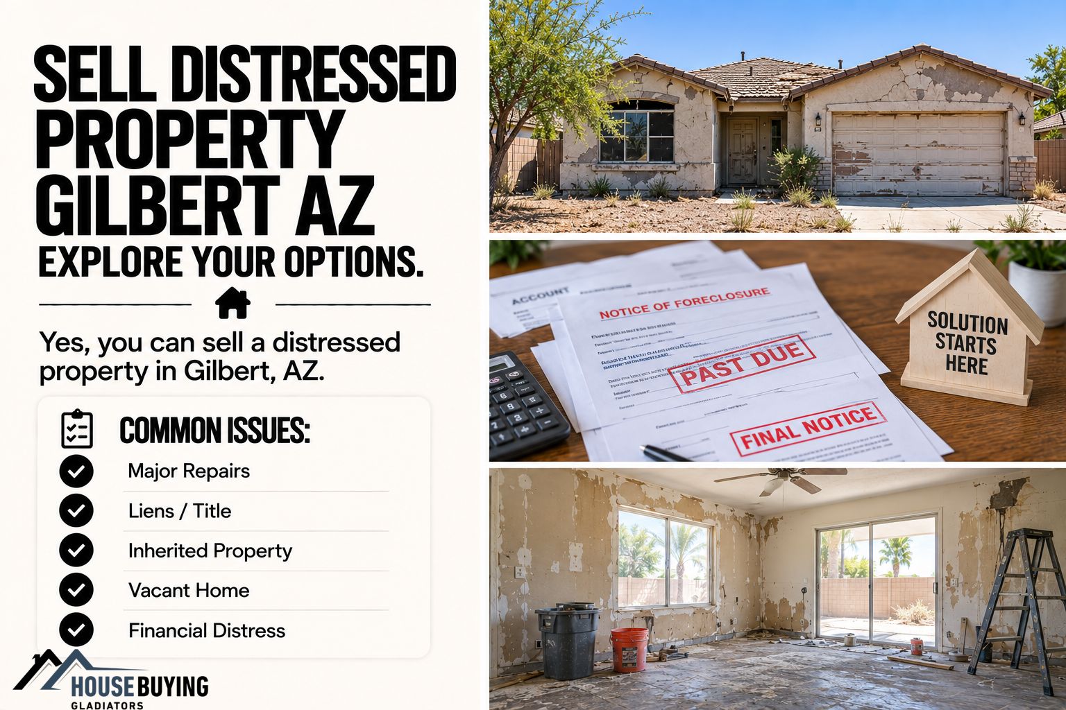 Sell Distressed Property Gilbert AZ Options, Value & Selling Guide