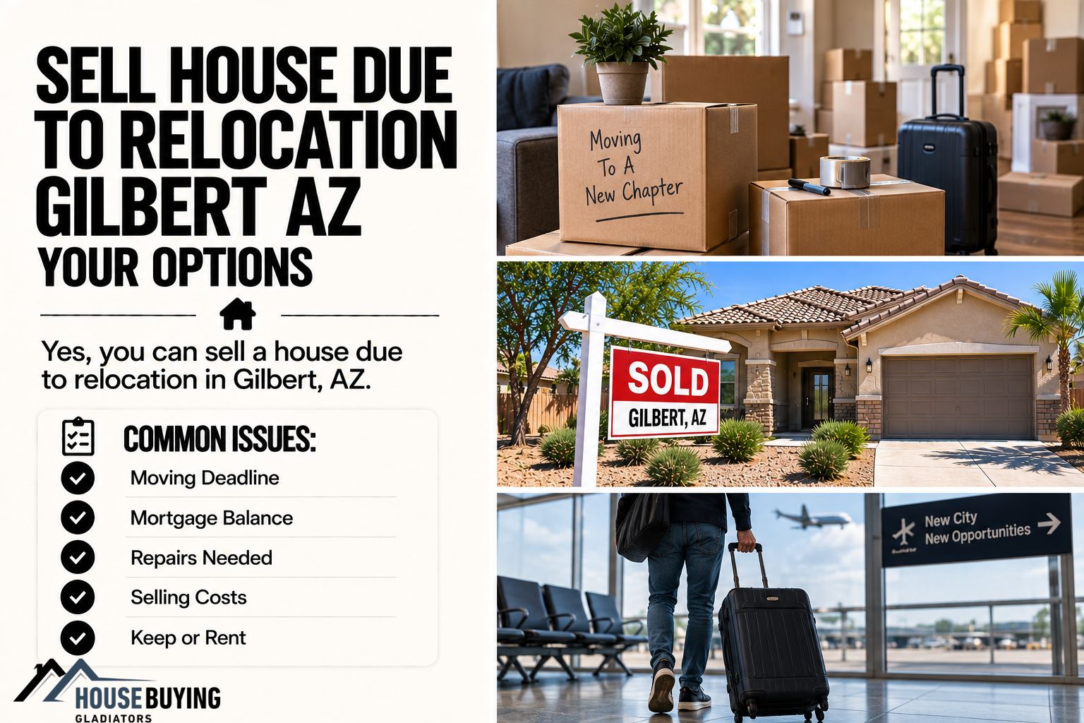 Sell House Due to Relocation Gilbert AZ Your Options