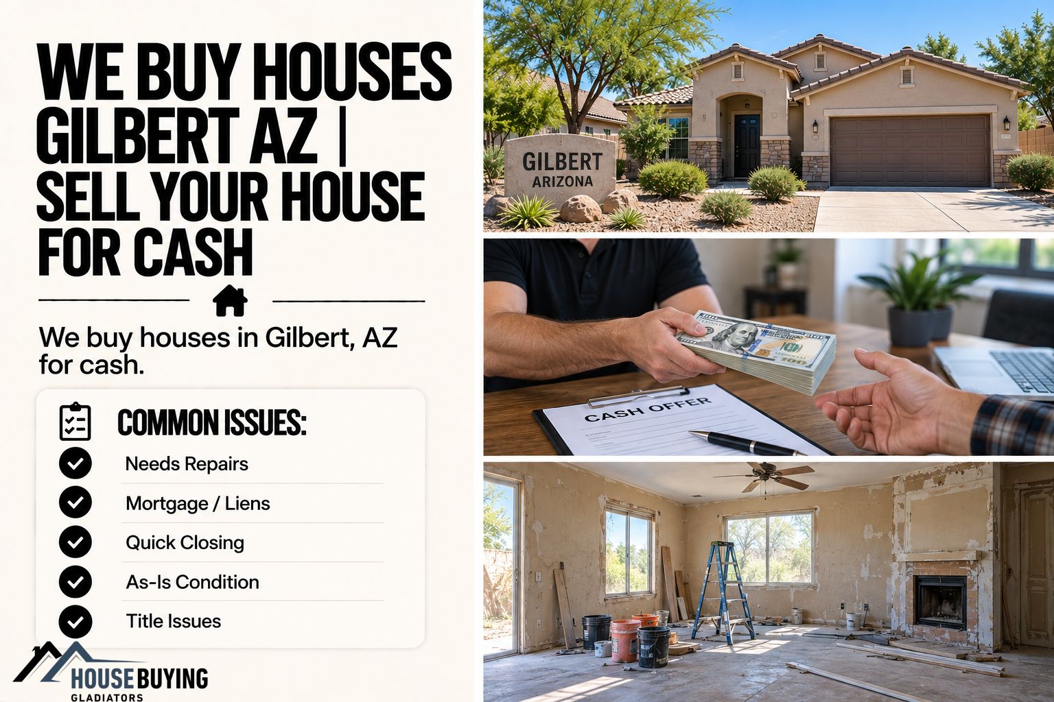 We Buy Houses Gilbert AZ Sell Your House for Cash